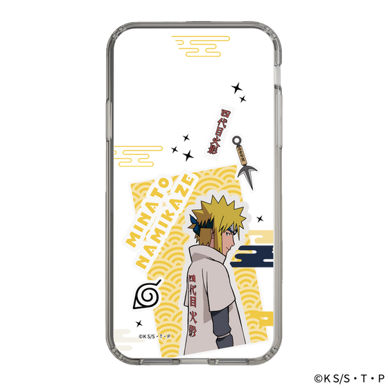 スリムプロテクションケース［ NARUTO -ナルト- 疾風伝 - ステッカー - 波風ミナト ］