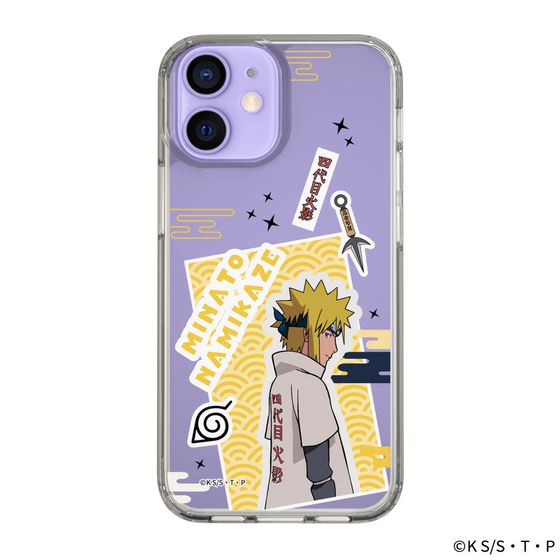 スリムプロテクションケース［ NARUTO -ナルト- 疾風伝 - ステッカー - 波風ミナト ］