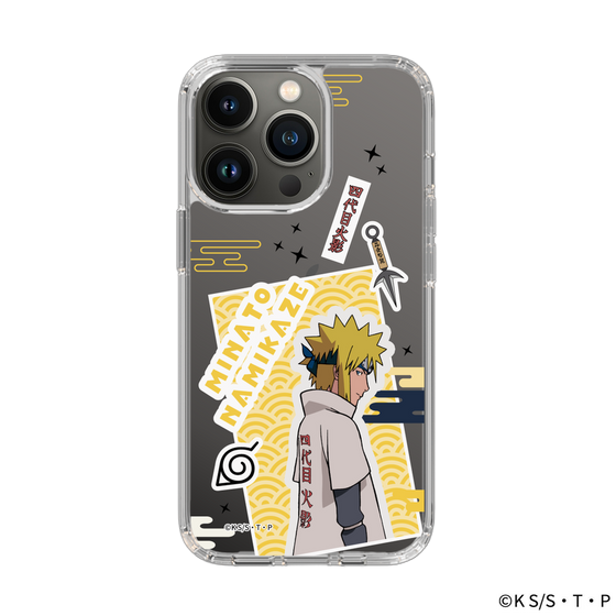 スリムプロテクションケース［ NARUTO -ナルト- 疾風伝 - ステッカー - 波風ミナト ］