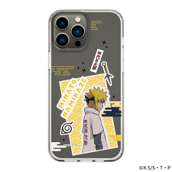 スリムプロテクションケース［ NARUTO -ナルト- 疾風伝 - ステッカー - 波風ミナト ］