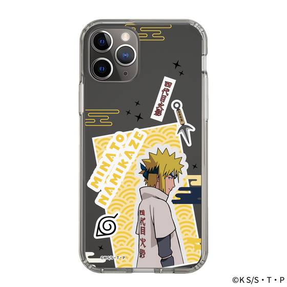 スリムプロテクションケース［ NARUTO -ナルト- 疾風伝 - ステッカー - 波風ミナト ］