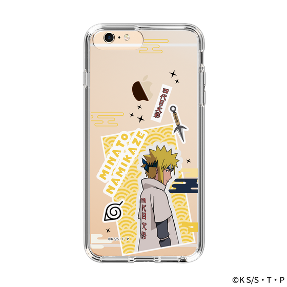 スリムプロテクションケース［ NARUTO -ナルト- 疾風伝 - ステッカー - 波風ミナト ］