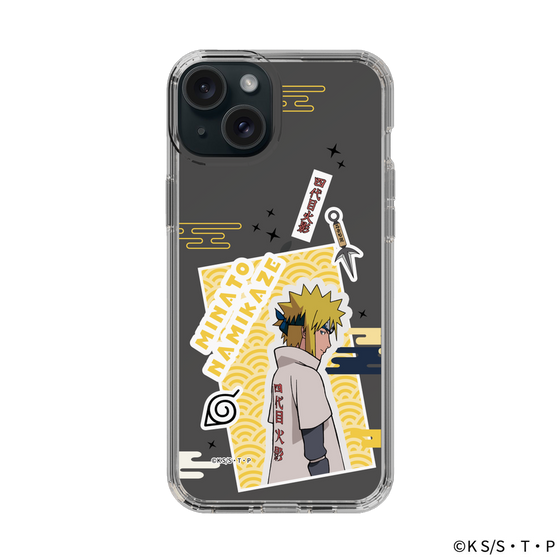 スリムプロテクションケース［ NARUTO -ナルト- 疾風伝 - ステッカー - 波風ミナト ］