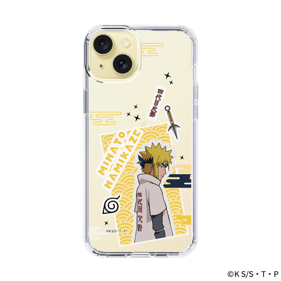 スリムプロテクションケース［ NARUTO -ナルト- 疾風伝 - ステッカー - 波風ミナト ］