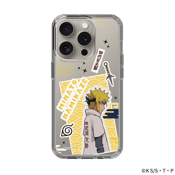 スリムプロテクションケース［ NARUTO -ナルト- 疾風伝 - ステッカー - 波風ミナト ］