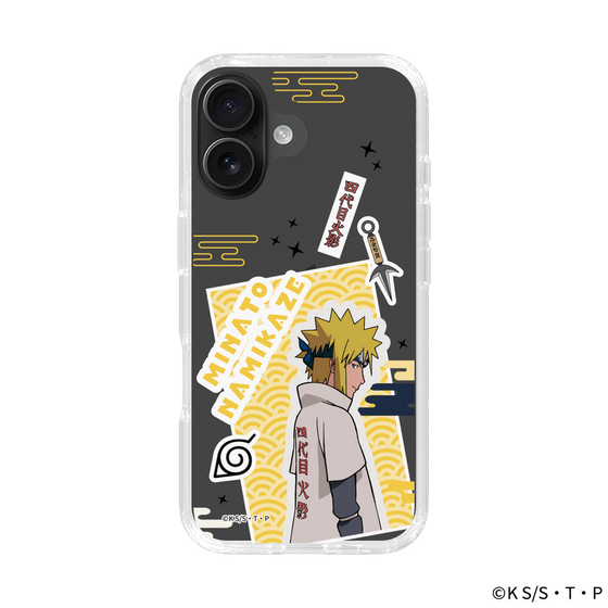 スリムプロテクションケース［ NARUTO -ナルト- 疾風伝 - ステッカー - 波風ミナト ］