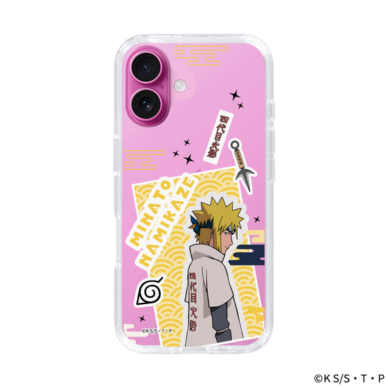 スリムプロテクションケース［ NARUTO -ナルト- 疾風伝 - ステッカー - 波風ミナト ］