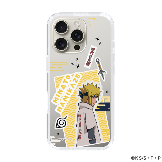 スリムプロテクションケース［ NARUTO -ナルト- 疾風伝 - ステッカー - 波風ミナト ］