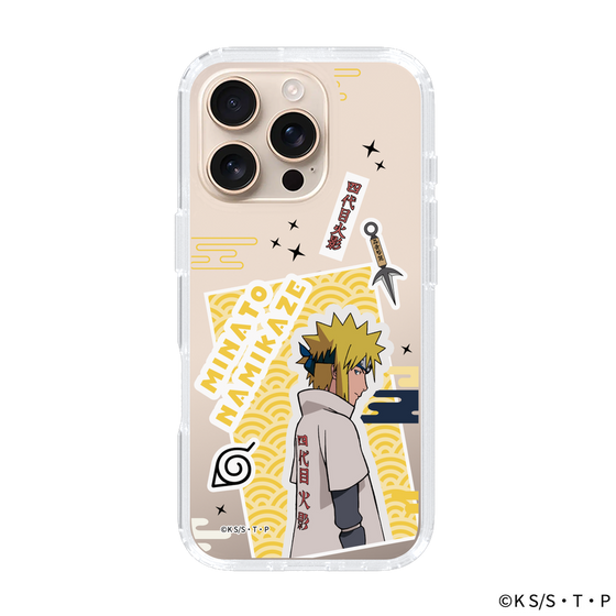 スリムプロテクションケース［ NARUTO -ナルト- 疾風伝 - ステッカー - 波風ミナト ］