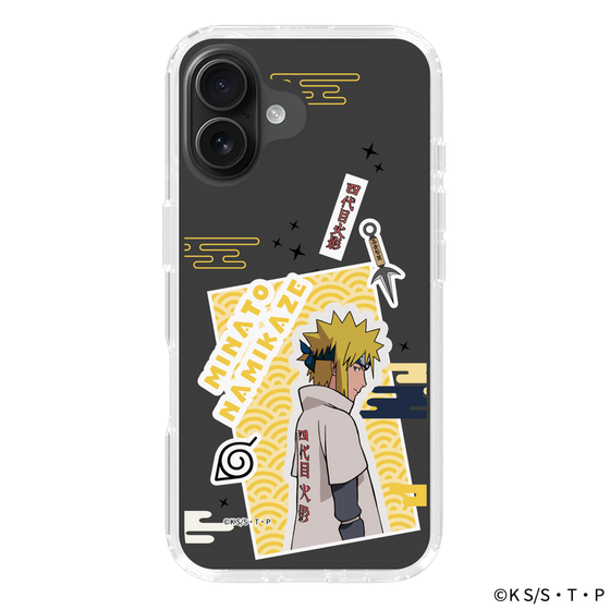 スリムプロテクションケース［ NARUTO -ナルト- 疾風伝 - ステッカー - 波風ミナト ］