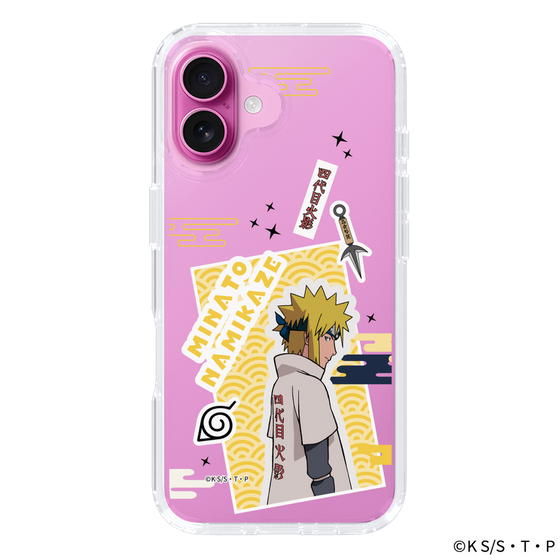 スリムプロテクションケース［ NARUTO -ナルト- 疾風伝 - ステッカー - 波風ミナト ］