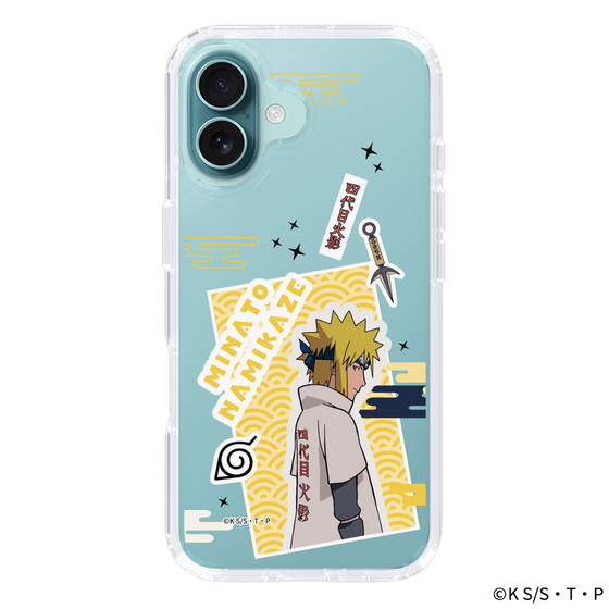 スリムプロテクションケース［ NARUTO -ナルト- 疾風伝 - ステッカー - 波風ミナト ］