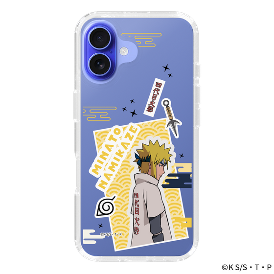 スリムプロテクションケース［ NARUTO -ナルト- 疾風伝 - ステッカー - 波風ミナト ］