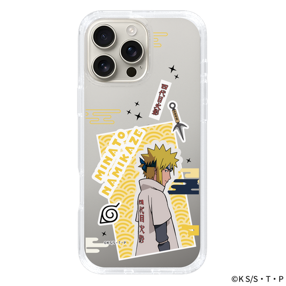 スリムプロテクションケース［ NARUTO -ナルト- 疾風伝 - ステッカー - 波風ミナト ］