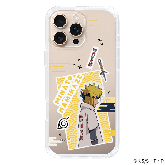 スリムプロテクションケース［ NARUTO -ナルト- 疾風伝 - ステッカー - 波風ミナト ］
