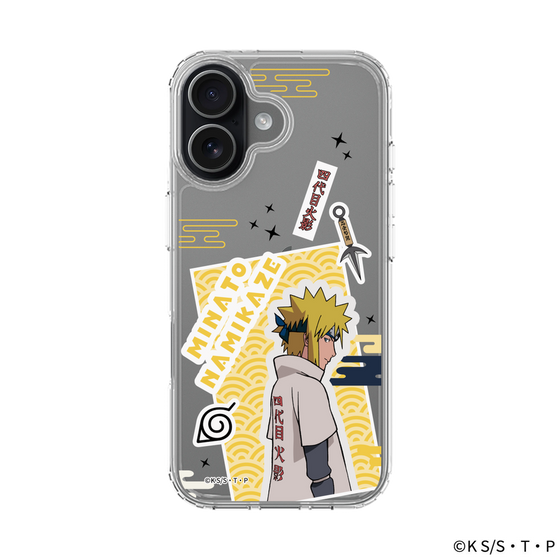 スリムプロテクションケース［ NARUTO -ナルト- 疾風伝 - ステッカー - 波風ミナト ］