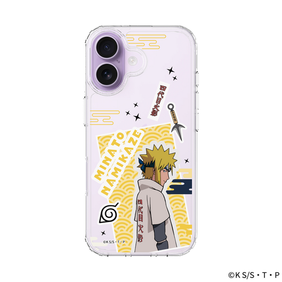 スリムプロテクションケース［ NARUTO -ナルト- 疾風伝 - ステッカー - 波風ミナト ］
