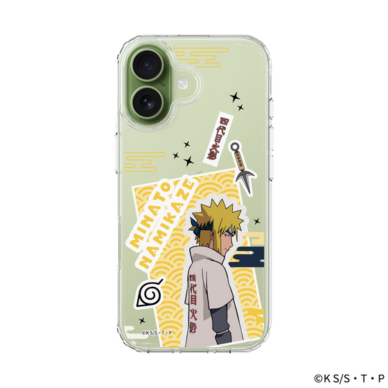 スリムプロテクションケース［ NARUTO -ナルト- 疾風伝 - ステッカー - 波風ミナト ］