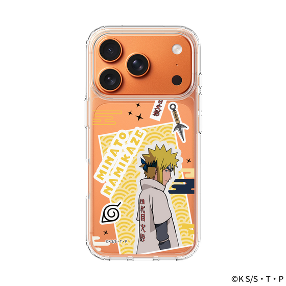 スリムプロテクションケース［ NARUTO -ナルト- 疾風伝 - ステッカー - 波風ミナト ］