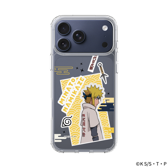 スリムプロテクションケース［ NARUTO -ナルト- 疾風伝 - ステッカー - 波風ミナト ］