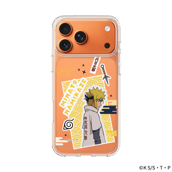 スリムプロテクションケース［ NARUTO -ナルト- 疾風伝 - ステッカー - 波風ミナト ］