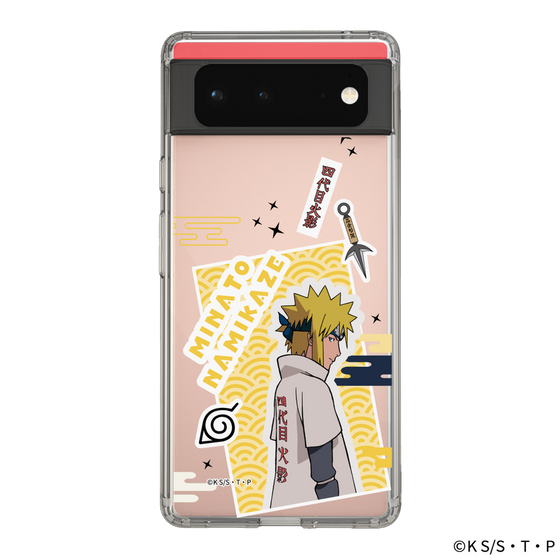 スリムプロテクションケース［ NARUTO -ナルト- 疾風伝 - ステッカー - 波風ミナト ］