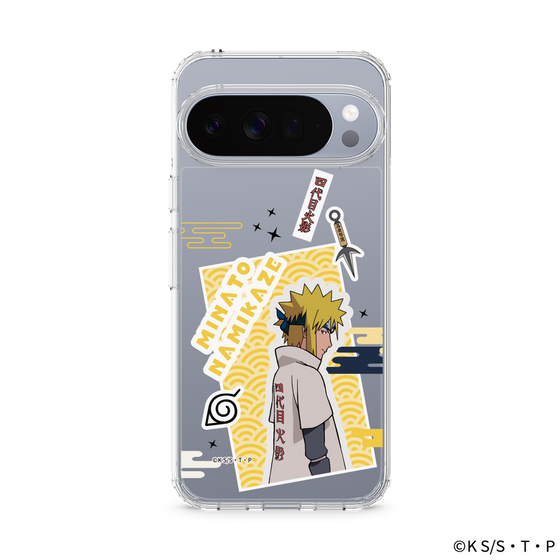 スリムプロテクションケース［ NARUTO -ナルト- 疾風伝 - ステッカー - 波風ミナト ］