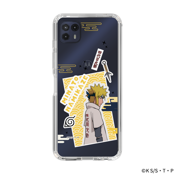 スリムプロテクションケース［ NARUTO -ナルト- 疾風伝 - ステッカー - 波風ミナト ］