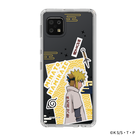スリムプロテクションケース［ NARUTO -ナルト- 疾風伝 - ステッカー - 波風ミナト ］