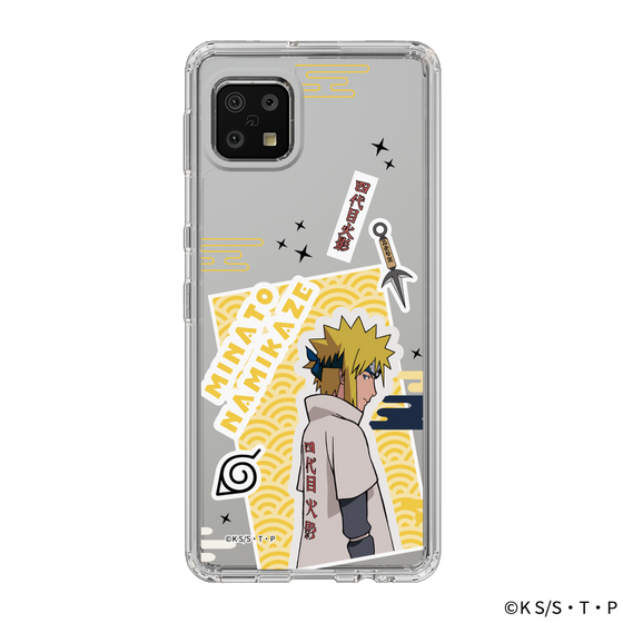 スリムプロテクションケース［ NARUTO -ナルト- 疾風伝 - ステッカー - 波風ミナト ］