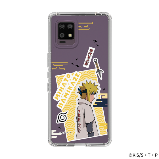 スリムプロテクションケース［ NARUTO -ナルト- 疾風伝 - ステッカー - 波風ミナト ］
