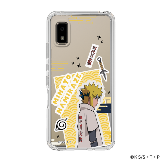 スリムプロテクションケース［ NARUTO-ナルト- 疾風伝 - ステッカー - 波風ミナト ］
