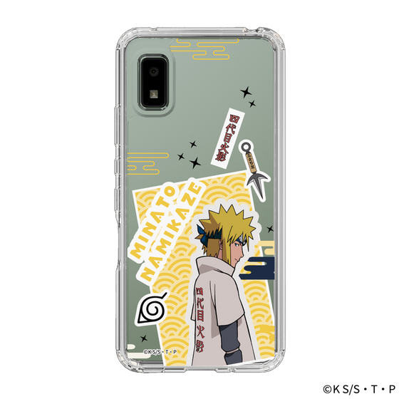 スリムプロテクションケース［ NARUTO -ナルト- 疾風伝 - ステッカー - 波風ミナト ］