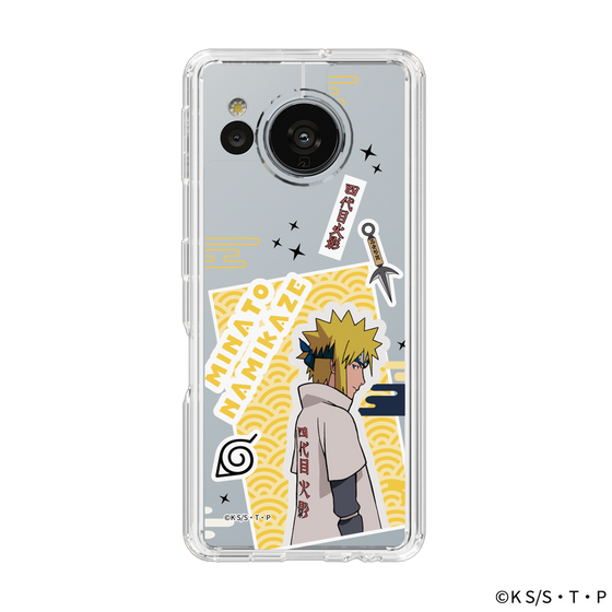 スリムプロテクションケース［ NARUTO -ナルト- 疾風伝 - ステッカー - 波風ミナト ］
