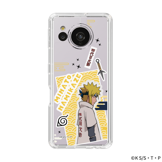 スリムプロテクションケース［ NARUTO -ナルト- 疾風伝 - ステッカー - 波風ミナト ］