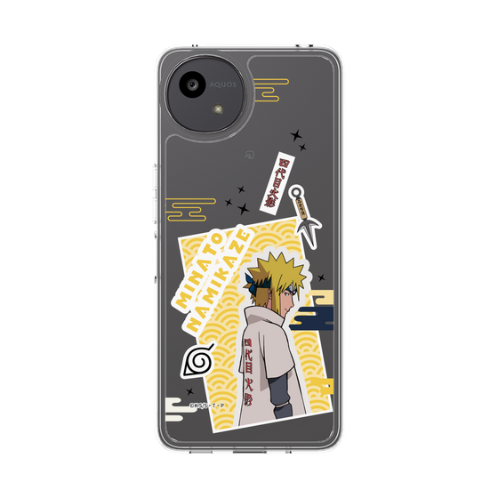 スリムプロテクションケース［ NARUTO -ナルト- 疾風伝 - ステッカー - 波風ミナト ］