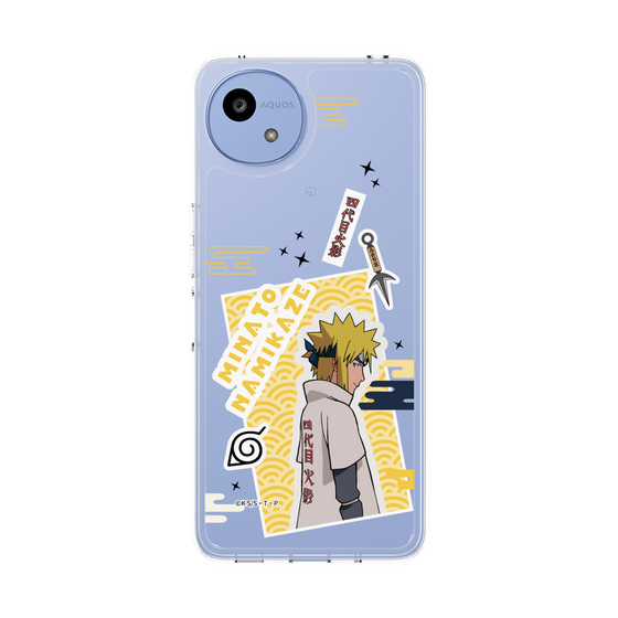 スリムプロテクションケース［ NARUTO -ナルト- 疾風伝 - ステッカー - 波風ミナト ］