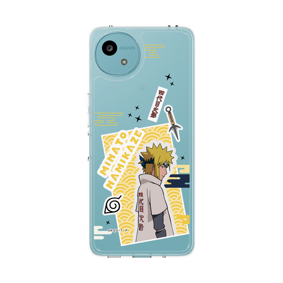 スリムプロテクションケース［ NARUTO -ナルト- 疾風伝 - ステッカー - 波風ミナト ］