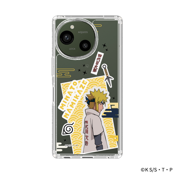 スリムプロテクションケース［ NARUTO -ナルト- 疾風伝 - ステッカー - 波風ミナト ］