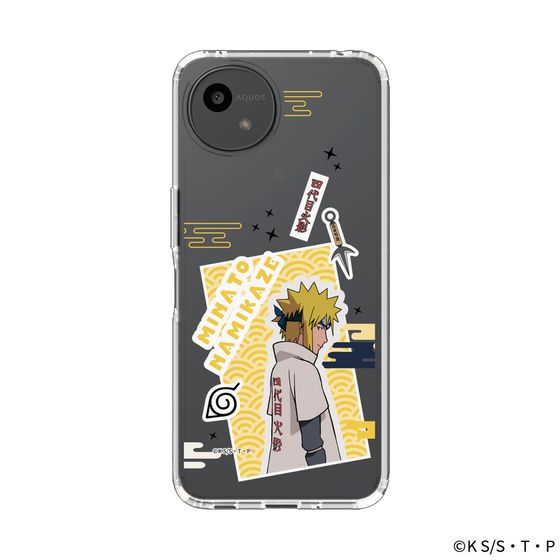 スリムプロテクションケース［ NARUTO -ナルト- 疾風伝 - ステッカー - 波風ミナト ］