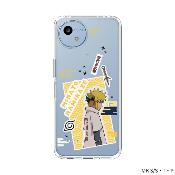 スリムプロテクションケース［ NARUTO -ナルト- 疾風伝 - ステッカー - 波風ミナト ］