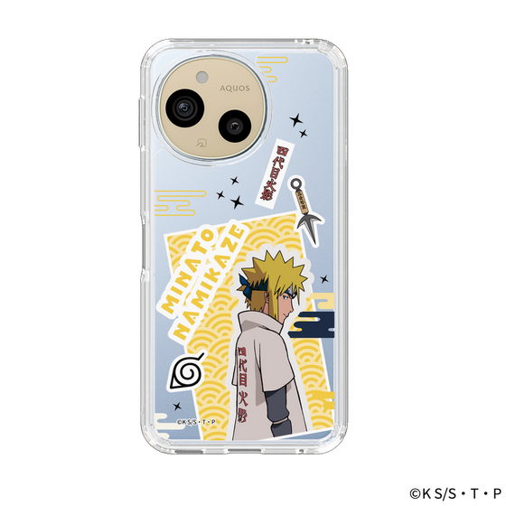 スリムプロテクションケース［ NARUTO -ナルト- 疾風伝 - ステッカー - 波風ミナト ］