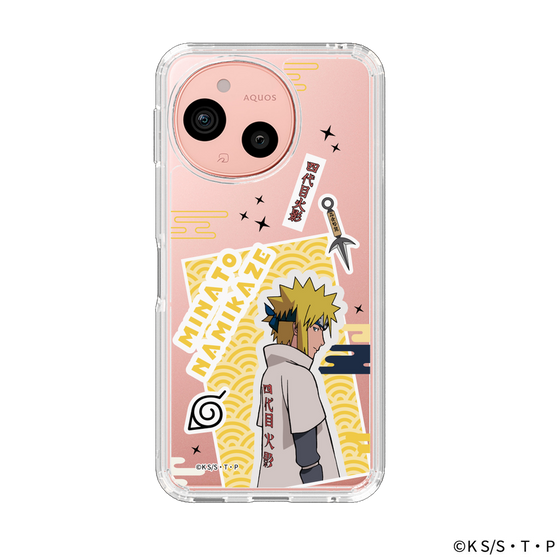 スリムプロテクションケース［ NARUTO -ナルト- 疾風伝 - ステッカー - 波風ミナト ］