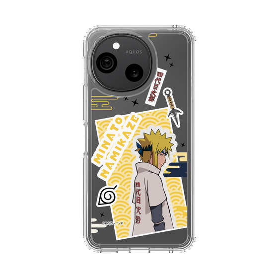 スリムプロテクションケース［ NARUTO -ナルト- 疾風伝 - ステッカー - 波風ミナト ］