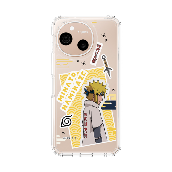 スリムプロテクションケース［ NARUTO -ナルト- 疾風伝 - ステッカー - 波風ミナト ］