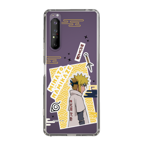 スリムプロテクションケース［ NARUTO -ナルト- 疾風伝 - ステッカー - 波風ミナト ］