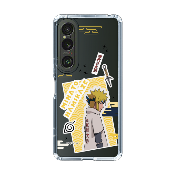 スリムプロテクションケース［ NARUTO -ナルト- 疾風伝 - ステッカー - 波風ミナト ］