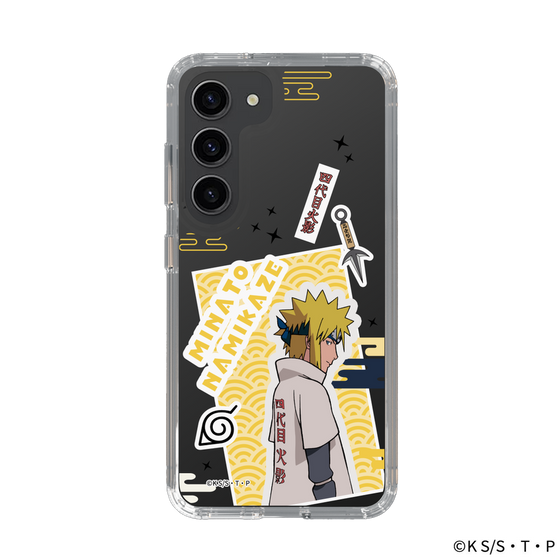 スリムプロテクションケース［ NARUTO -ナルト- 疾風伝 - ステッカー - 波風ミナト ］