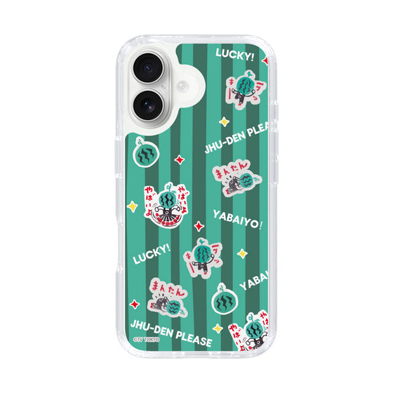 スリムプロテクションケース［ 出川哲朗の充電させてもらえませんか？ - 総柄1 ］