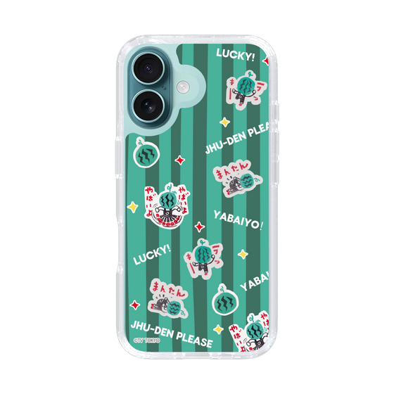 スリムプロテクションケース［ 出川哲朗の充電させてもらえませんか？ - 総柄1 ］